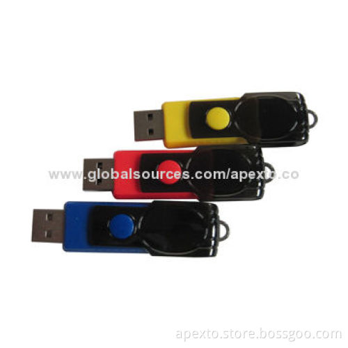 New Model Swivel USB Flash Drives with 8 and 16GB Storage Capacity, Free Data Pre-loading